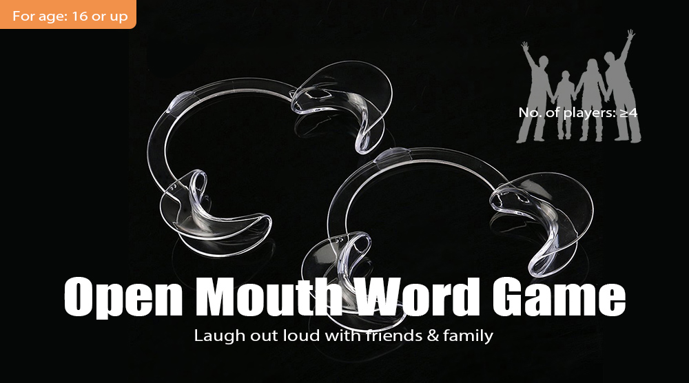 Dental C-shape Cheek Mouth Lip Opener Prop for Adult Fun Game