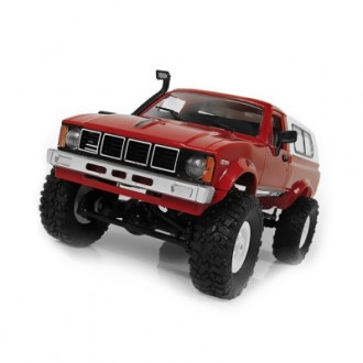 WPL C24 1/16 4WD 2.4G 2CH Military Truck Buggy Crawler Off Road Car KIT RED