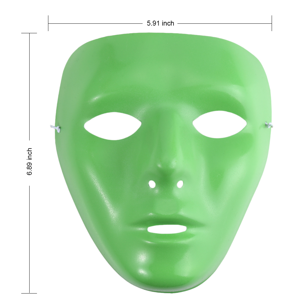 Women Luminous Mask Masquerade Dance Hip-hop Jabbawockeez Halloween Costume Accessory